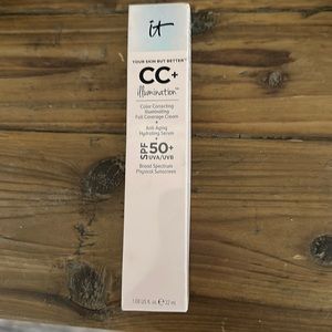 CC+. Color Correcting Illuminating Full Coverage Cream.  Light Medium.